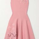 Oscar de la Renta NWT  Guipure lace-trimmed stretch-knit dress Size M Photo 2