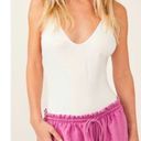 Free People Mirella Cinched Short In Pink Plum Linen Shorts Size S Photo 4