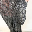 NBD  Ice Melts Lace Maxi Dress Black Sequin Gown Revolve Size Small S NWT Photo 5