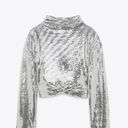 ZARA  Sparkly Draped Crop Top 4786/316 Photo 1