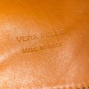 Vera Pelle  Leather Crossbody Shoulder Two Tone Bag Black Camel EUC Photo 8