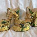 Kate Spade  Floral Strappy Open Toe Ila Italian Sandal Platform Heels Photo 0
