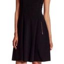 Tracy Reese  Dress Knit Cutout Black Size 6 Photo 0