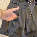 Bebe Black Flowy Belted Shorts Photo 1