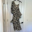 Alexis  for Target Botanical One Shoulder Ruffle Dress Sz XXS Photo 6