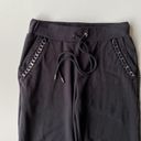 Bebe  Logo Chain Sweatpants Joggers Black Size S Photo 1