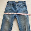 Madewell Distressed jeans, Size 24 98% Cotton Photo 7