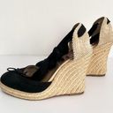 Christian Louboutin  Espadrille Wedge Heels Black Size 38/7.5 Photo 5