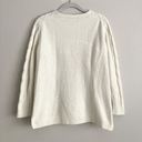 J.Jill  Womens Cable Knit Chenille Ivory Sweater Size XS Petite Pullover Soft Photo 7