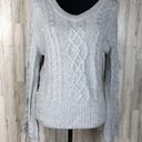 Rachel Parcell  Sequin Puff Sleeve Sweater Pullover Photo 2