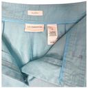 Liz Claiborne  Pants Womens 14 Linen Audra Wide Leg Beach Lagenlook Mint Blue Photo 1