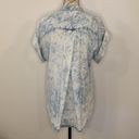 Thread and Supply  acid wash chambray button front shirt top S Photo 1