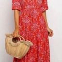 Abel the label  Red Boho Maxi Dress Photo 0