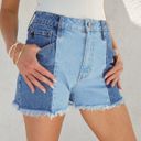 KanCan USA KanCan Two Toned High Waisted Shorts Photo 0