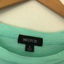 Wildfox NEW NWT  Happy Hour Tee Aqua Blue Green Tacos Margs Graphic Short Sleeve Photo 3