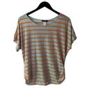 Blush VINTAGE  Striped Tee Y2K Shirt Basic Stylish Trendy Cute Womens Plus Size Photo 0