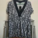 BCBGMAXAZRIA NWT bcbg Max Azria maze pattern black white size‎ X-Large Photo 0