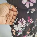 The Loft  Sleeveless Black Floral Romper XS Photo 7