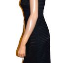 Aidan Mattox Black Striped Dress 4 Photo 3