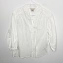 French Connection NWT  white popover top oversized 
Size XS
New with tags Photo 0