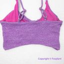 Beach Riot New! Set!  Zuri Kenzie bikini Glitter purple, size XS Photo 6