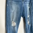 Lane Bryant  distressed high rise straight jeans Photo 3