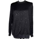 Michael Stars  black silver sweatshirt XS Photo 4