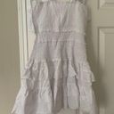 Olivaceous NWT  Smocked Ruffle Tiered Tie Strap Mini Dress Sz Medium Photo 0