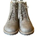 Birkenstock  Bryson Shearling Oiled Nubuck Leather Lace Up Boots Graphite Size 36 Photo 2