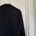 Anne Klein  Black Faux Double Breasted Jacket Blazer Size L Photo 6