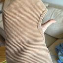 Aura Tan Ribbed Bodysuit Tank Photo 5