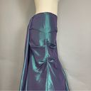 Jovani  Skirt Iridescent Green Purple Train Women‎ Mermaid Shimmer 10 Prom Formal Photo 13