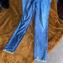 Balenciaga New  Trompe-L'oeil Denim Leggings in Blue Photo 4