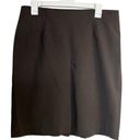 J.Jill  Brown Ponte Knit Pencil Skirt Size Medium Knee Length Photo 0