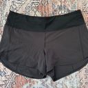 Lululemon  Speed Up Mid-Rise Short 4" in Black Like New Size 8 Photo 6