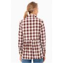 Tuckernuck  Pomander Place Saddle Brown Gingham Scarlett Button Down Blouse Photo 2