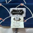 Mud Pie  Cropped Pants Leggings Stretchy Navy Nautical Coastal Size Small Photo 4