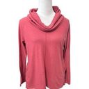 Caslon  Womens Cowl Neck Shirt Pink Solid Long Sleeve Tunic Stretch USA XS New Photo 0