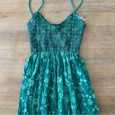 Free People  Sweet Nothings Green Floral Print Maxi Dress Photo 3