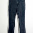 Abercrombie & Fitch Abercrombie Jeans Curve Love Skinny High Rise Black Split Hem 28/6 Photo 2