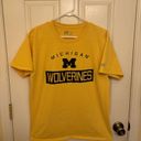 Russell Athletic Michigan Wolverines Vintage Yellow Y2K T-Shirt Photo 0