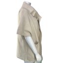 Akemi + Kin  Womens Size One Size Sweater Knit Asymmetrical Cowl Collar Tan Photo 8