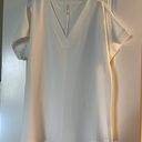 Zenana White Short Sleeve Blouse Photo 0