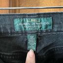 Ralph Lauren  Vintage 90s Lauren Jeans Black Straight Leg Mid-Rise 10 Petite Photo 5