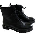 Torrid  Stevie Black Lace Up Side Zip Lug Chunky Sole Combat Boots Shoe Size 11WW Photo 14