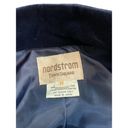 Nordstrom Vintage‎  Town Square Size 8 Velvet Velour Blazer Jacket Victorian Blue Photo 4