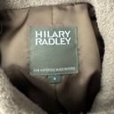 Hilary Radley  Coat Womens 4 Gray Alpaca Wool Pea Coat Neutral Minimalist Preppy Photo 6