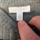 Abound  Womens Gray Shirt Size‎ Medium Striped Long sleeved Light Weight Photo 1