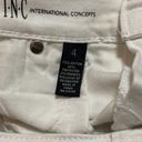 INC  Denim Skinny Leg Regular Fit Crop, Women’s Size 4/27, White Jeans, Low Rise Photo 5