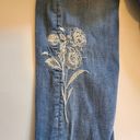 Ruff Hewn  Size 10 Floral Embroidered High Rise Mom Jean Photo 6